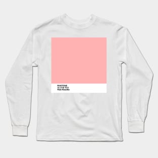 pantone 13-1716 TCX Pale Rosette Long Sleeve T-Shirt